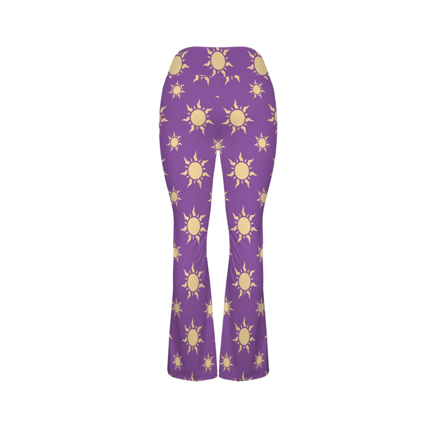 Rapunzel Violet Sun Flare Yoga Pants