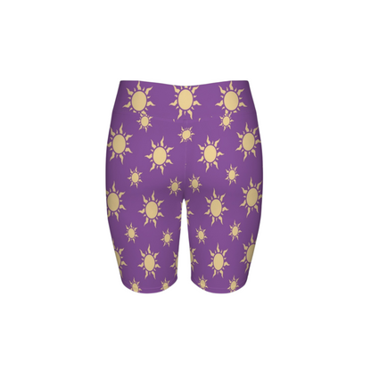Rapunzel Violet Suns Bike Shorts