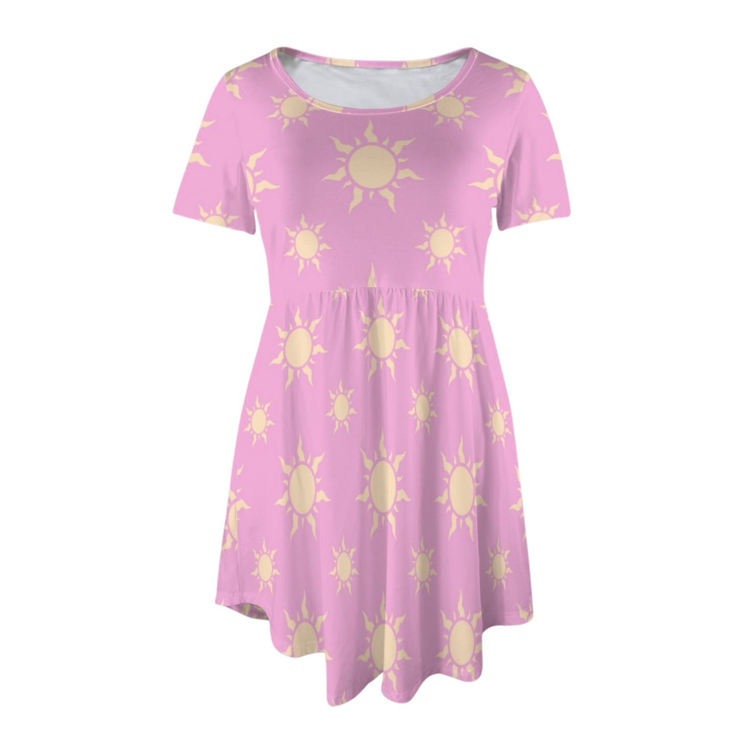 Rapunzel Lilac Suns Tee Shirt Dress