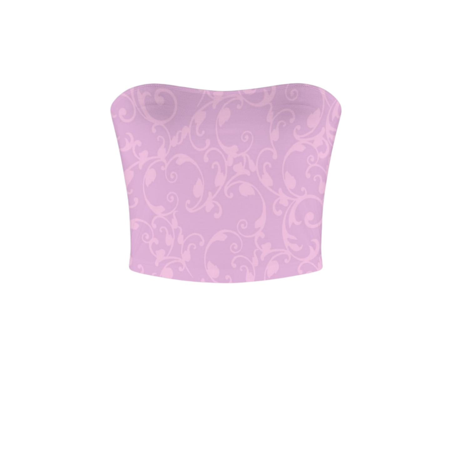 Rapunzel Swirl Crop Tube Top