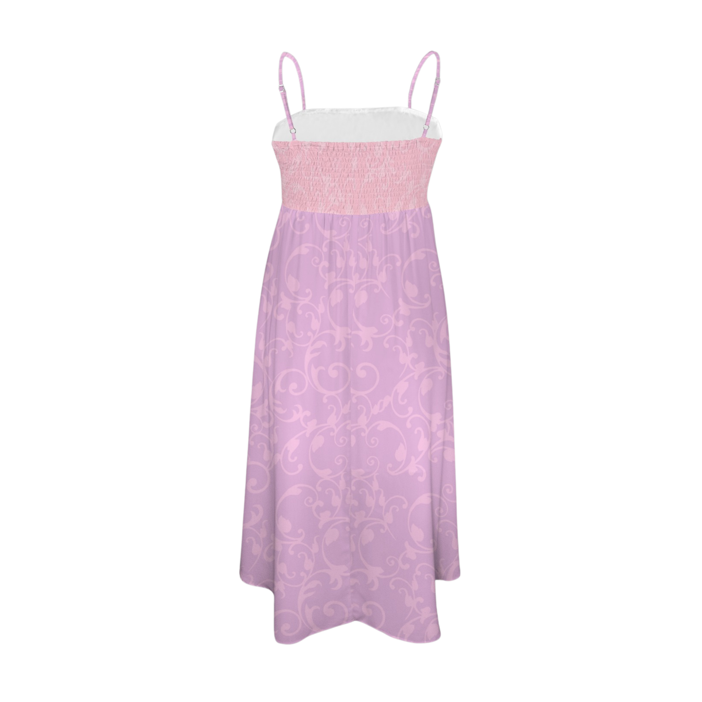 Princess Swirl Print Midi Doll Dress