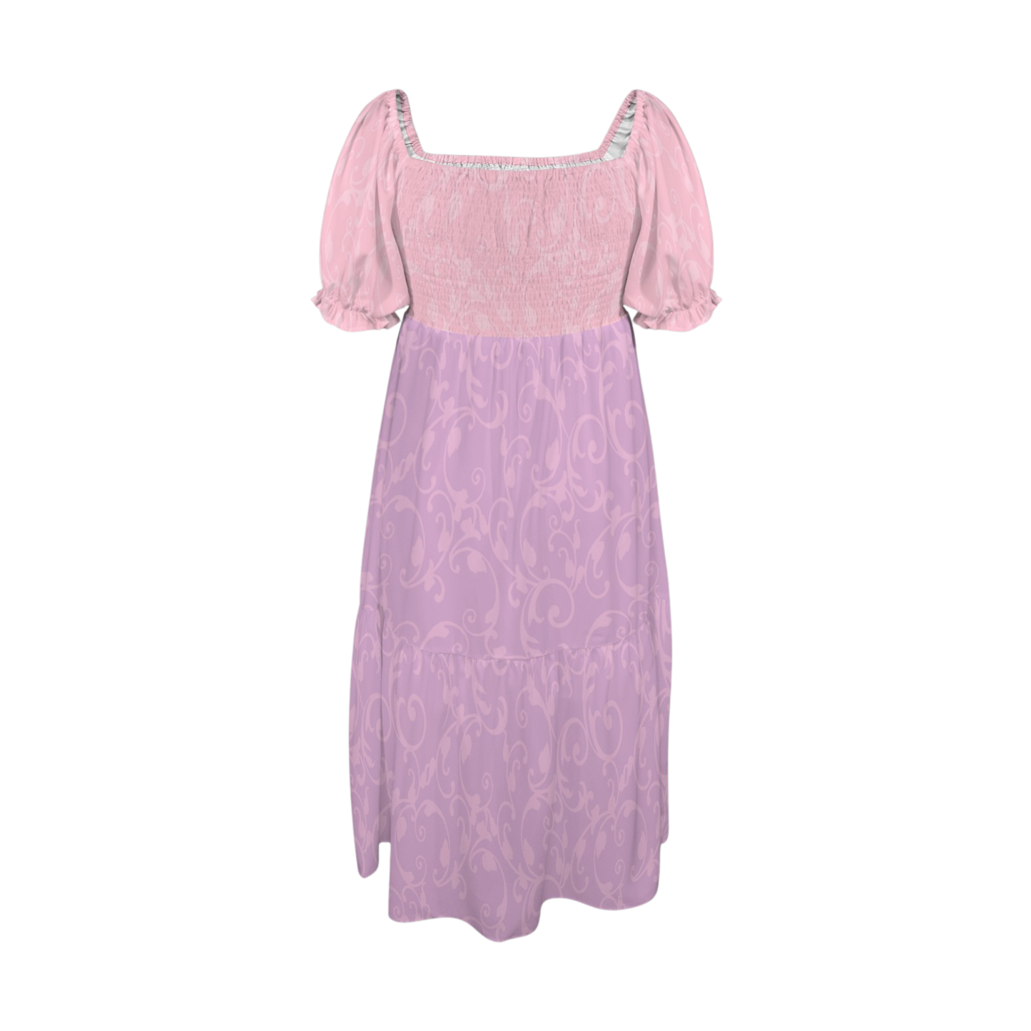 Princess Swirl Print Fairytale Dress