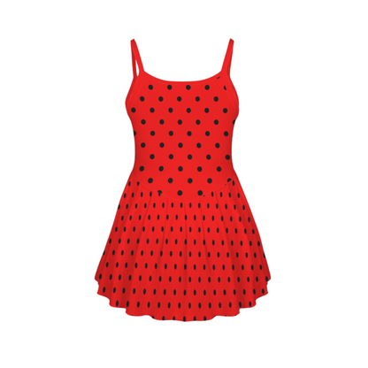 Miss Mouse Polka Dots Pleat Skirt Active Dress