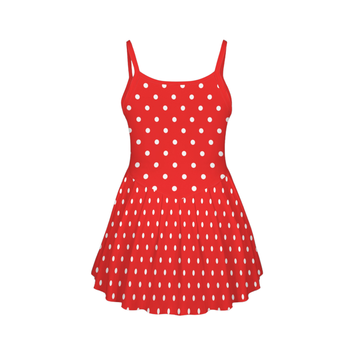 Miss Mouse Polka Dots Pleat Skirt Active Dress
