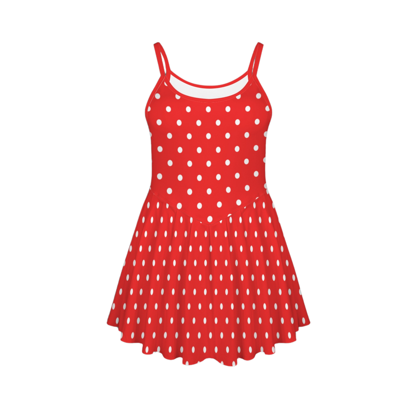 Miss Mouse Polka Dots Pleat Skirt Active Dress