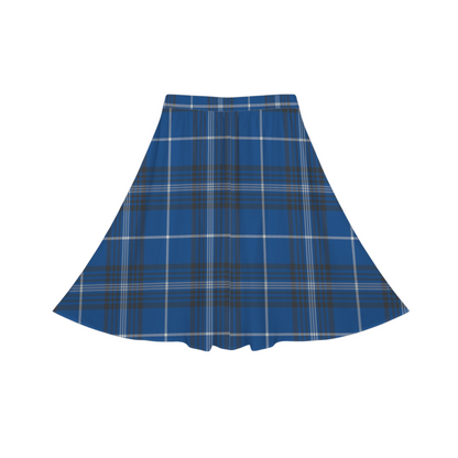 Houses Plaid Midi Skirt