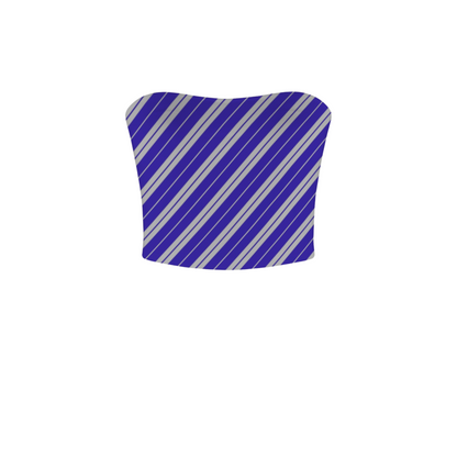 Houses Stripes Crop Tube Top