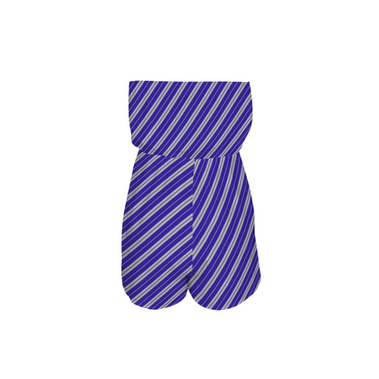 Houses Stripes Strapless Romper