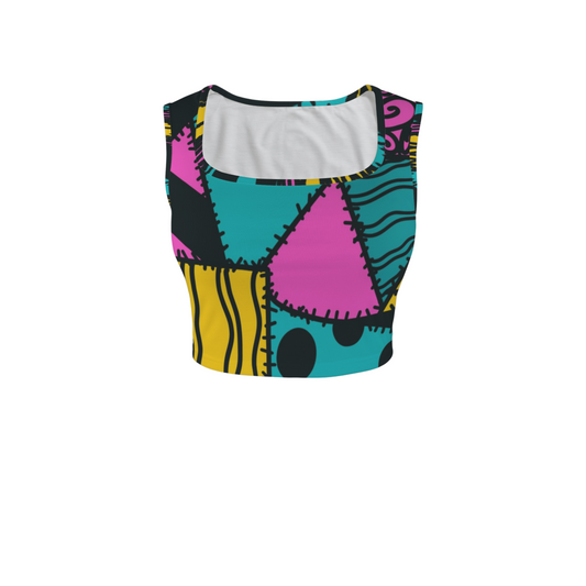 Sally Square Neck Crop Top