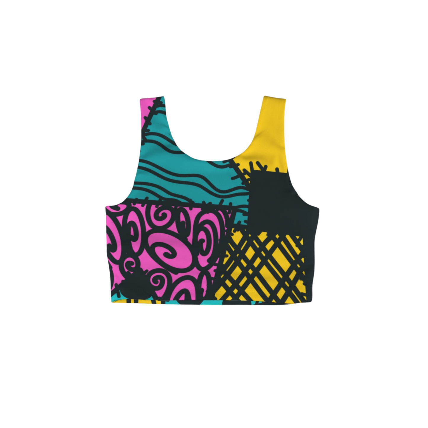 Sally Girls Twist Back Sports Crop