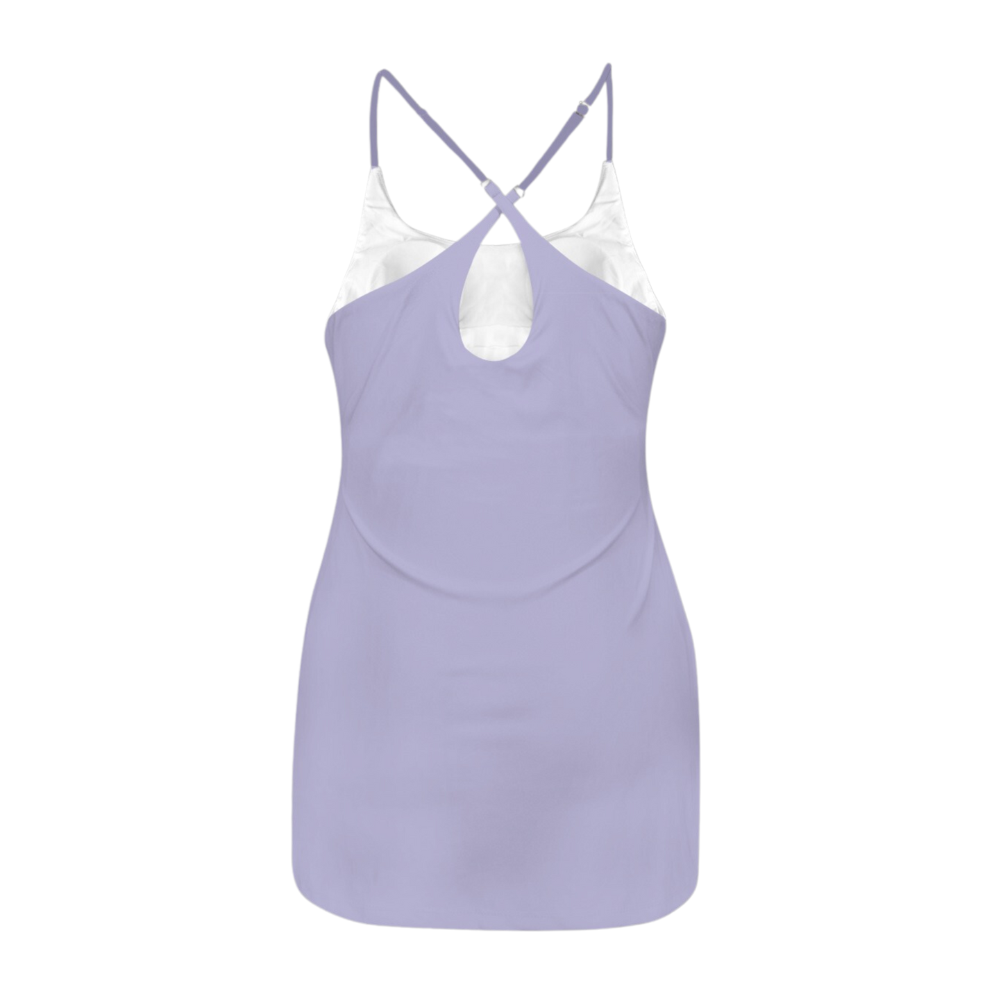 Sea Witch Purple Criss Cross Back Active Dress