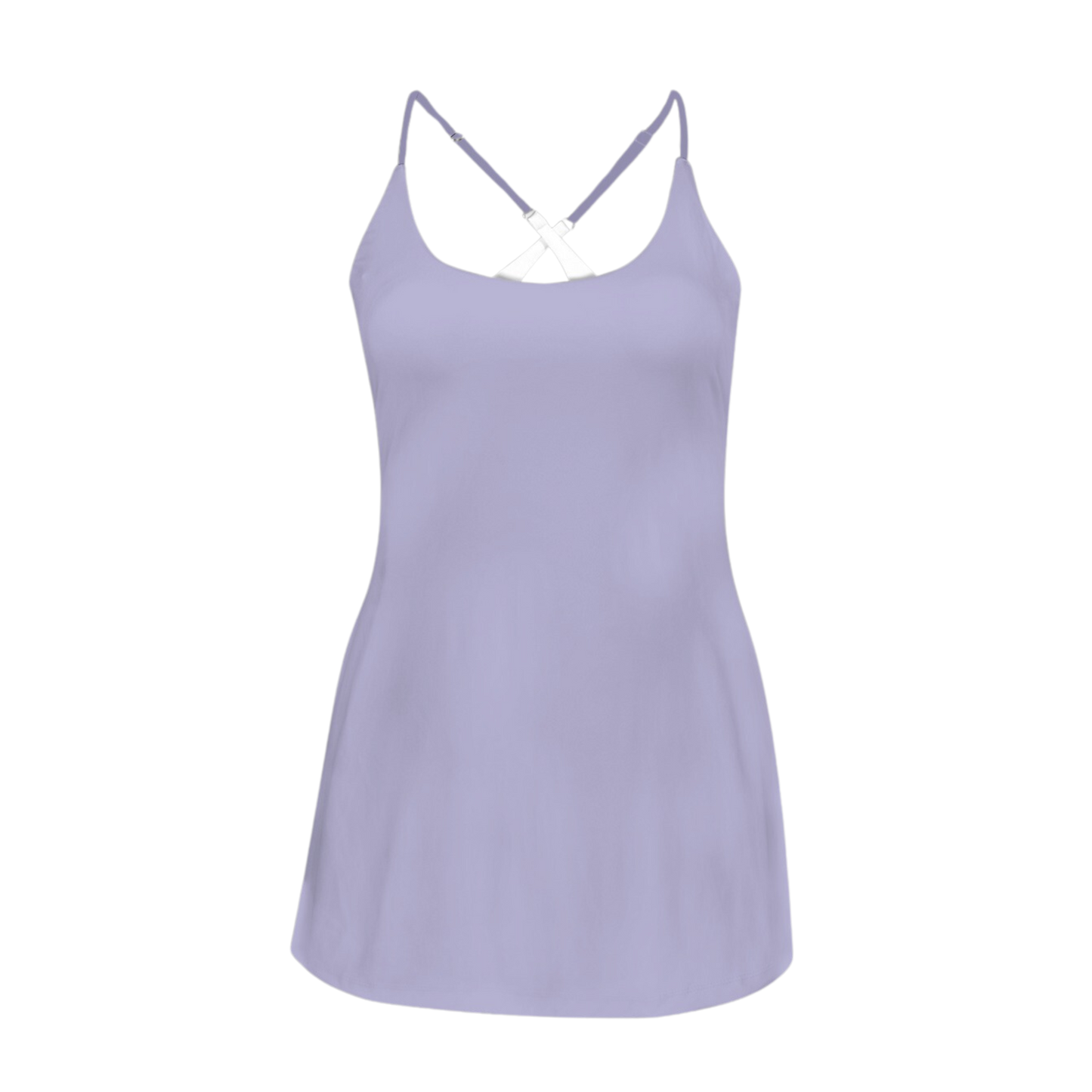 Sea Witch Purple Criss Cross Back Active Dress