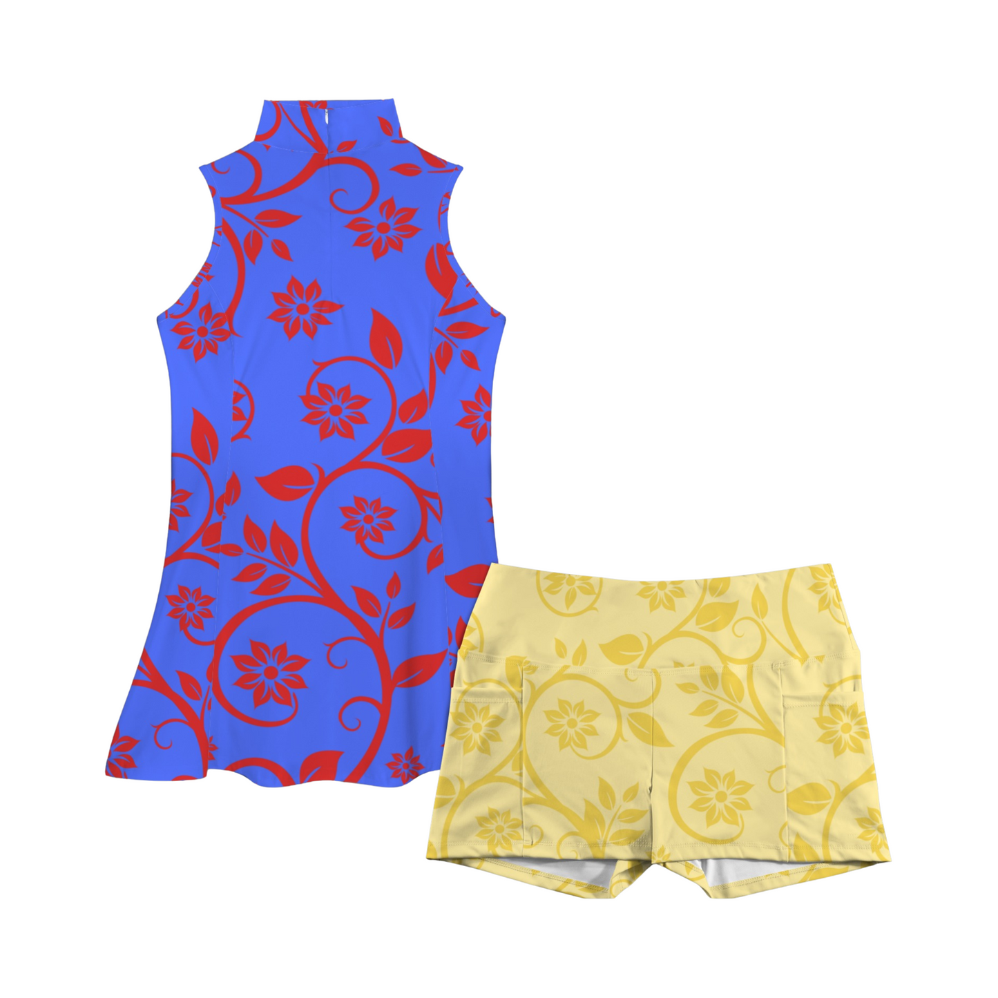 Snow Collared Active Dress