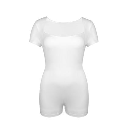 Snowman White Onez Tee Active Romper