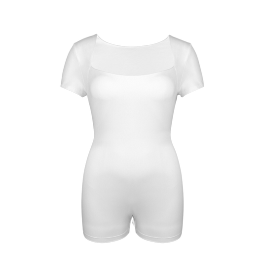 Snowman White Onez Tee Active Romper