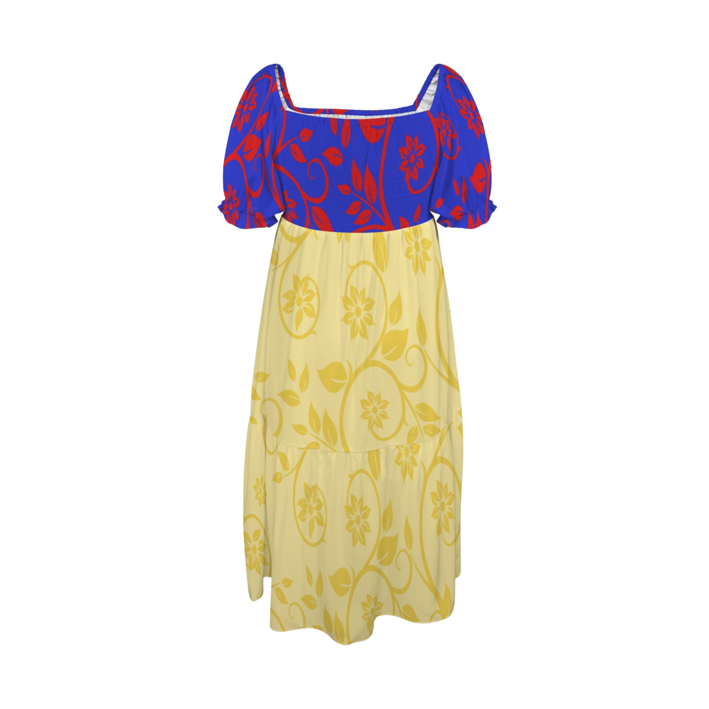 Princess Swirl Print Fairytale Dress