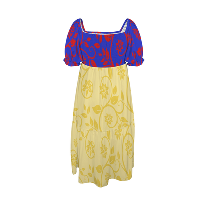 Princess Swirl Print Fairytale Dress