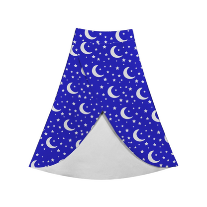 Sorcerer Blue Crossover Midi Skort