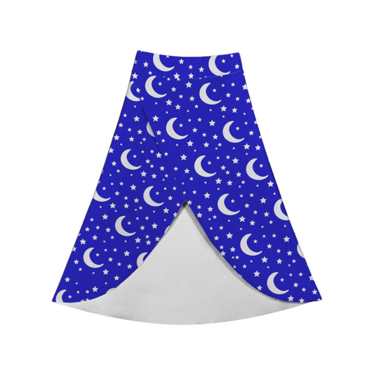 Sorcerer Blue Crossover Midi Skort
