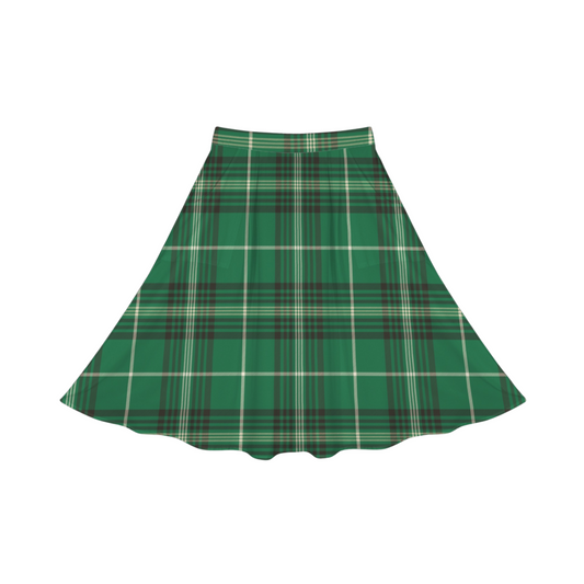 Houses Plaid Midi Skirt