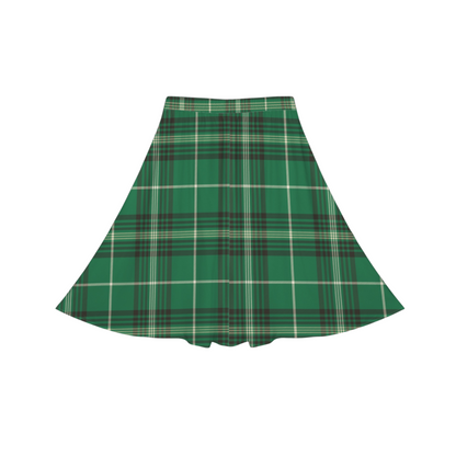 Houses Plaid Midi Skirt