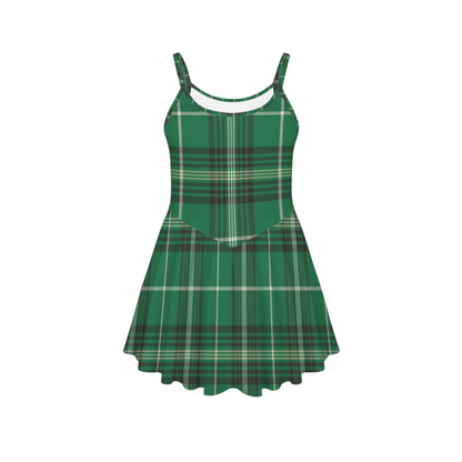 Serpent House Plaid Pleat Skirt Active Dress
