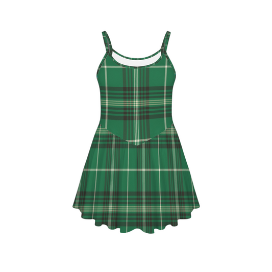 Serpent House Plaid Pleat Skirt Active Dress