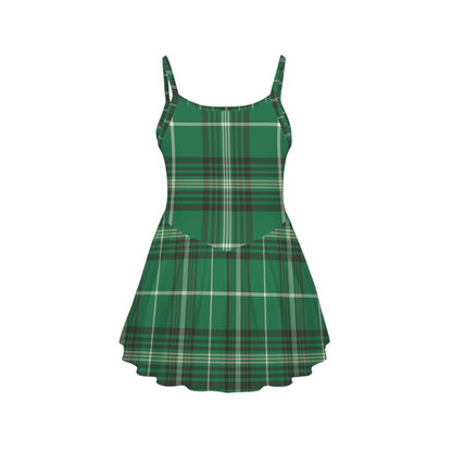 Serpent House Plaid Pleat Skirt Active Dress