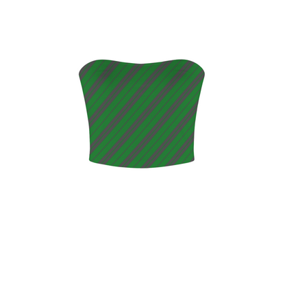 Houses Stripes Crop Tube Top