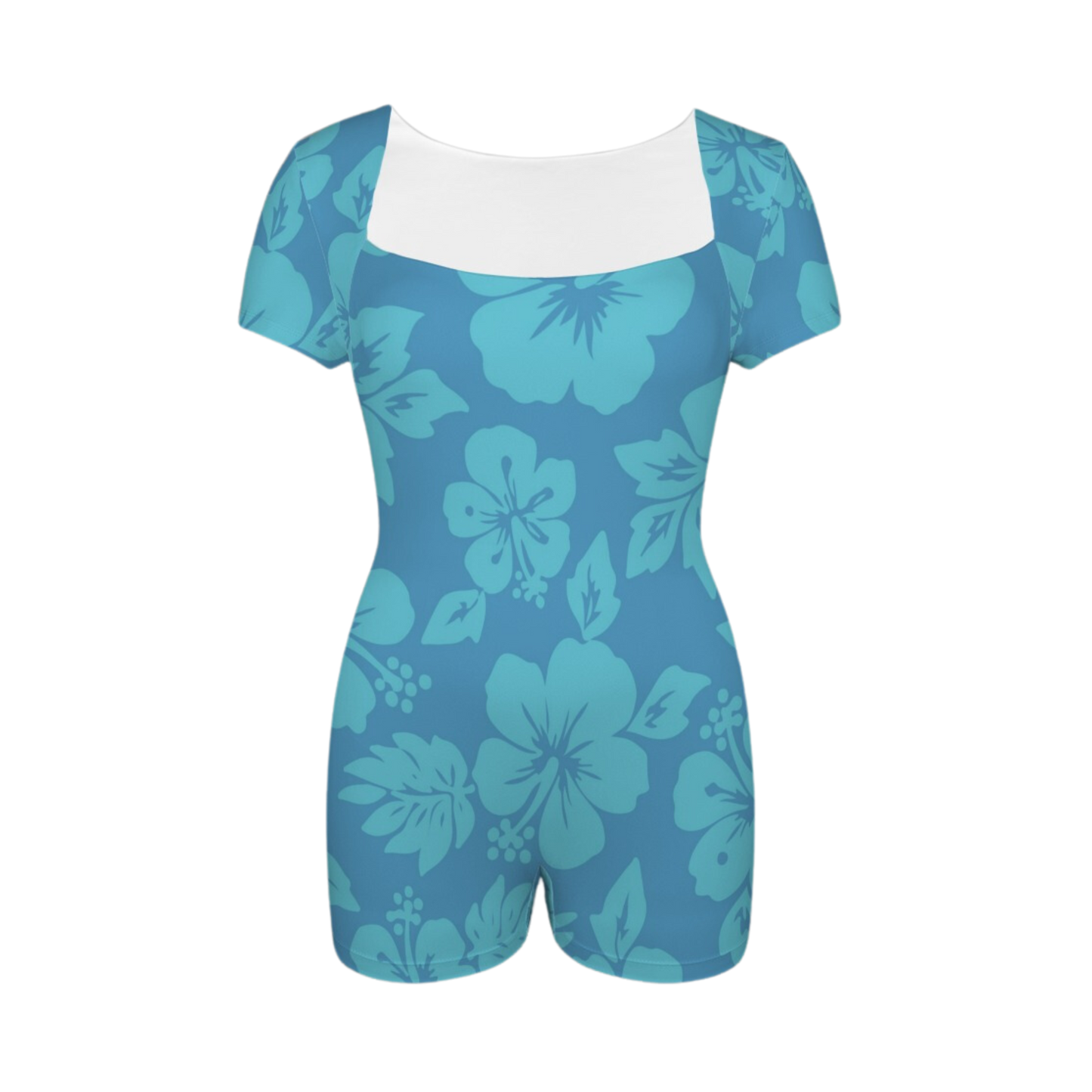 Stitch Hibiscus Onez Tee Active Romper