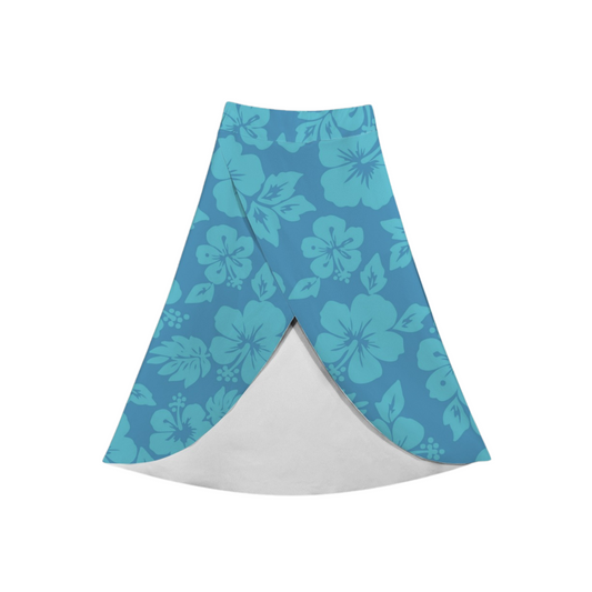 626 Hibiscus Crossover Midi Skort