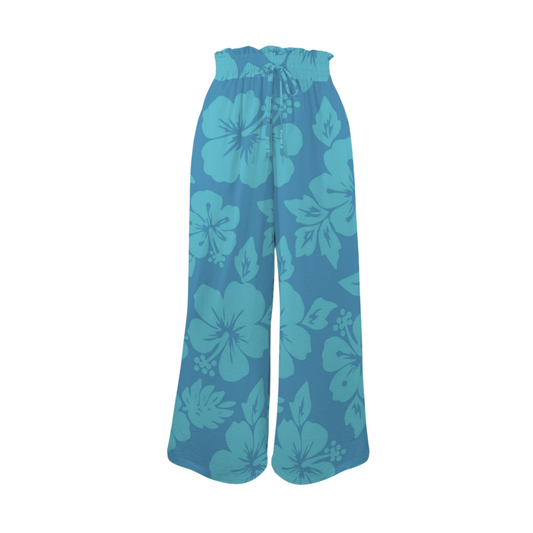 Ohana Hibiscus Wide Leg Pants