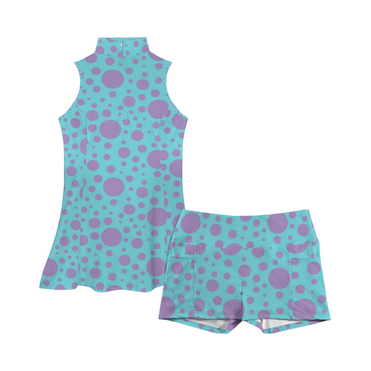 Sully Dots Collared Active Dress