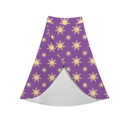 Purple Suns Crossover Midi Skort