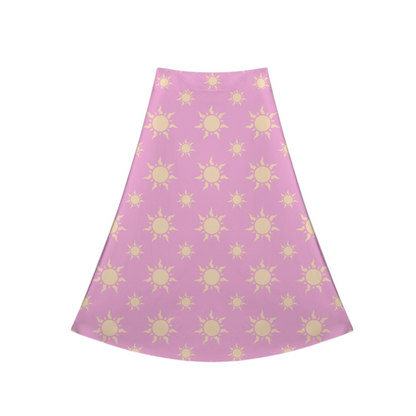 Lilac Suns Crossover Midi Skort