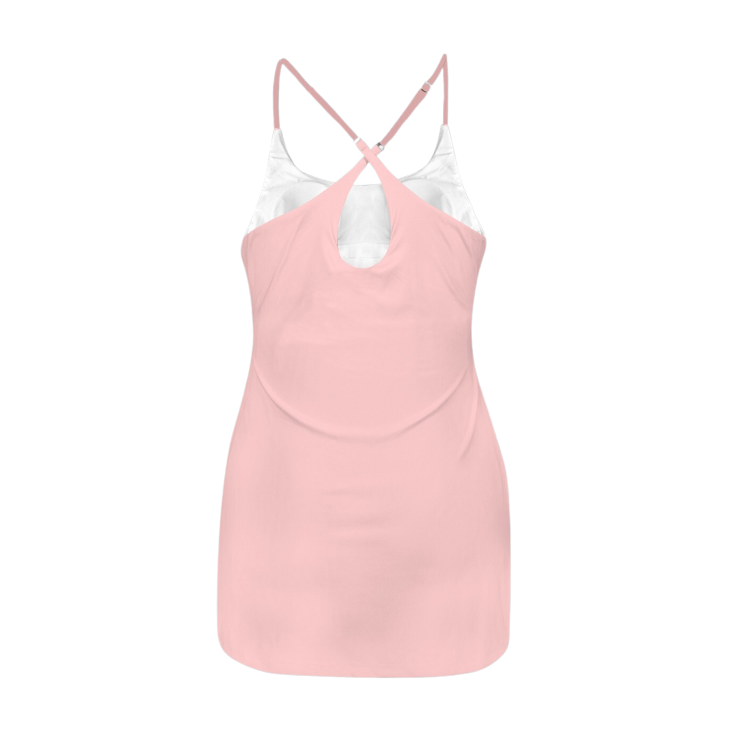 Cultured Swine Pink Criss Cross Back Active Dress