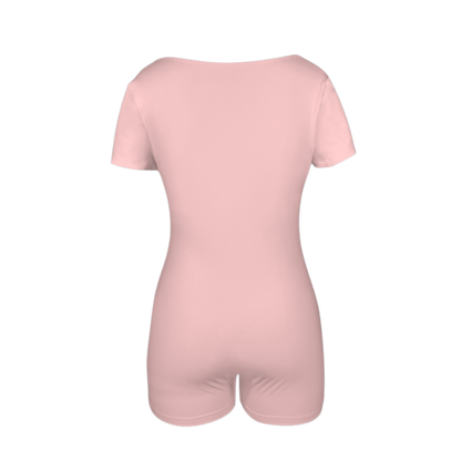 Cultured Swine Pink Onez Tee Active Romper