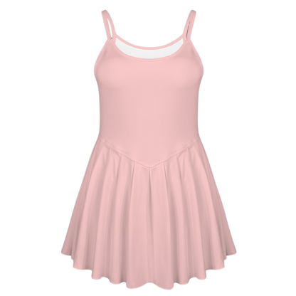 Cultured Swine Pink Pleat Active Dress