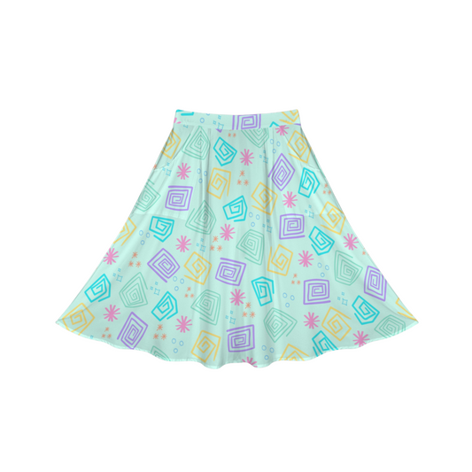 Spinning Teacup Midi Skirt