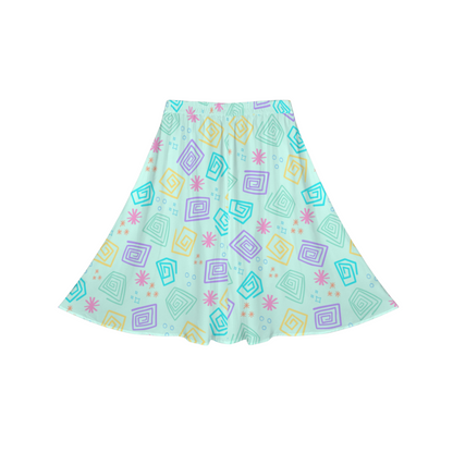 Spinning Teacup Midi Skirt