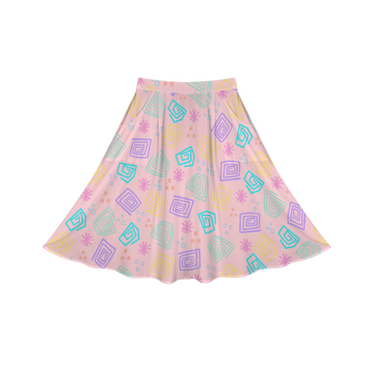 Spinning Teacup Midi Skirt