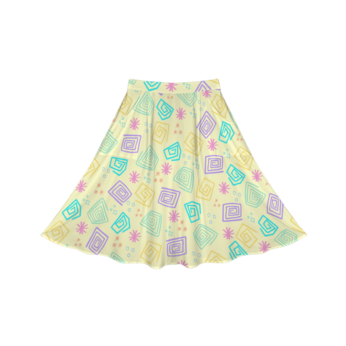 Spinning Teacup Midi Skirt