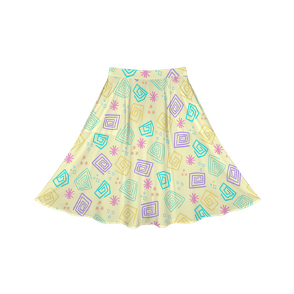 Spinning Teacup Midi Skirt