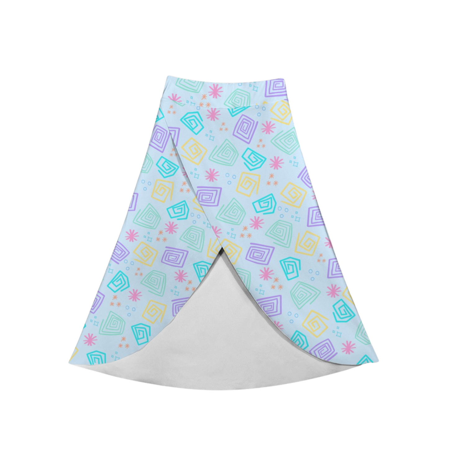 Spinning Cups Crossover Midi Skort
