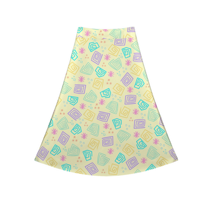 Spinning Cups Crossover Midi Skort