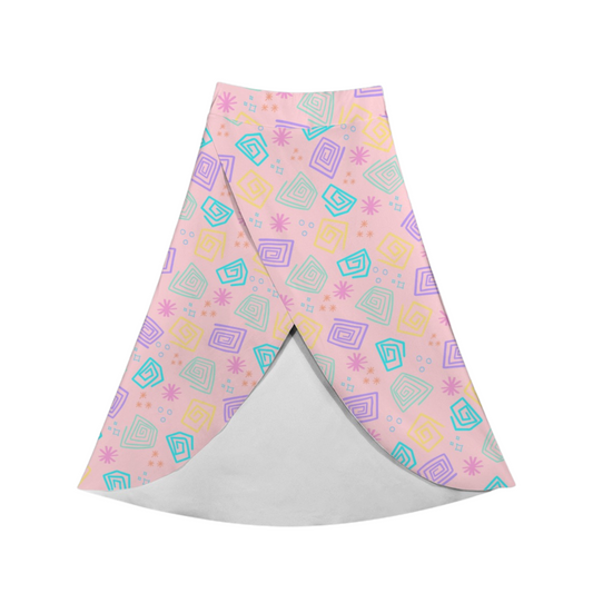 Spinning Cups Crossover Midi Skort