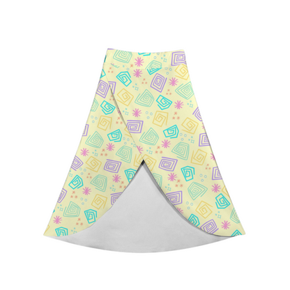 Spinning Cups Crossover Midi Skort