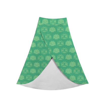 Tiana Green Lotus Crossover Midi Skort