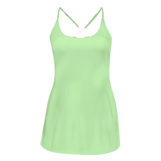 Tia Green Criss Cross Back Active Dress