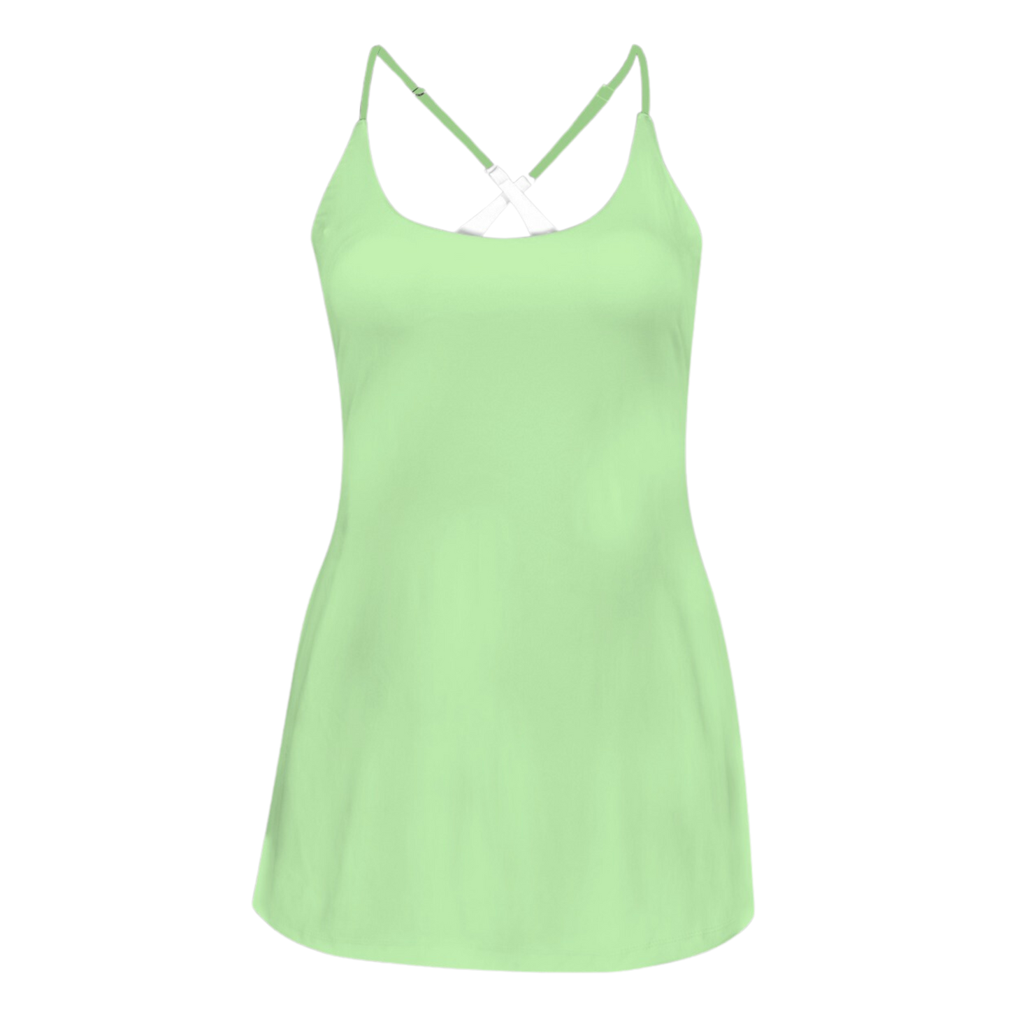 Tia Green Criss Cross Back Active Dress